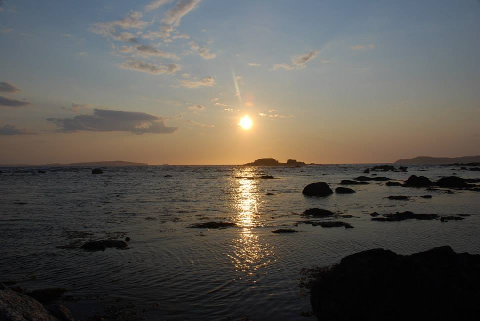 sunset l'anse aux meadows